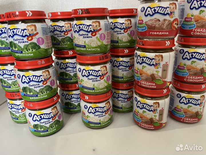 Пюре овощное и мясное