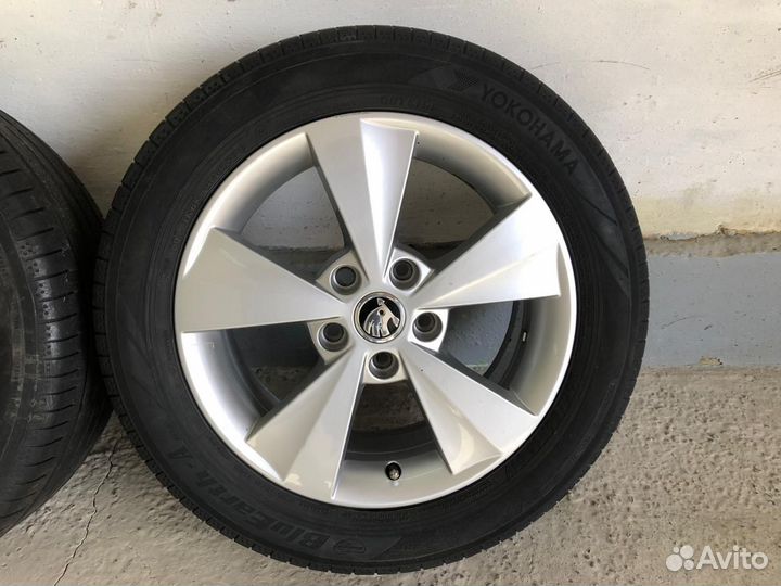 Диски литые R16 Skoda Octavia A7 оригинальные