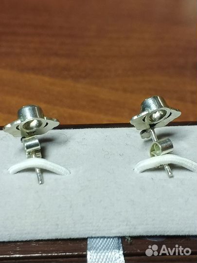 Серьги, серебро СССР 916 пр