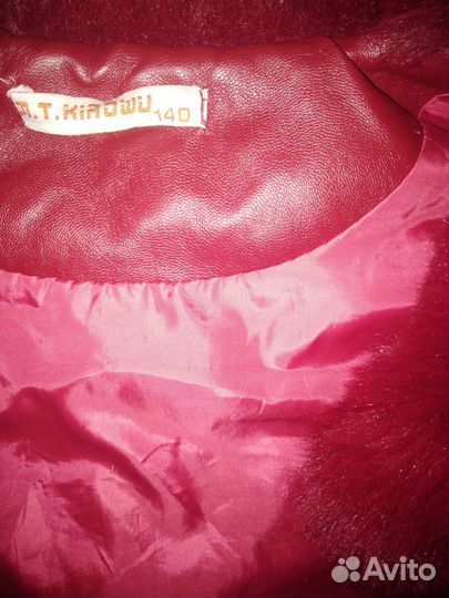 Безрукавка меховая детская