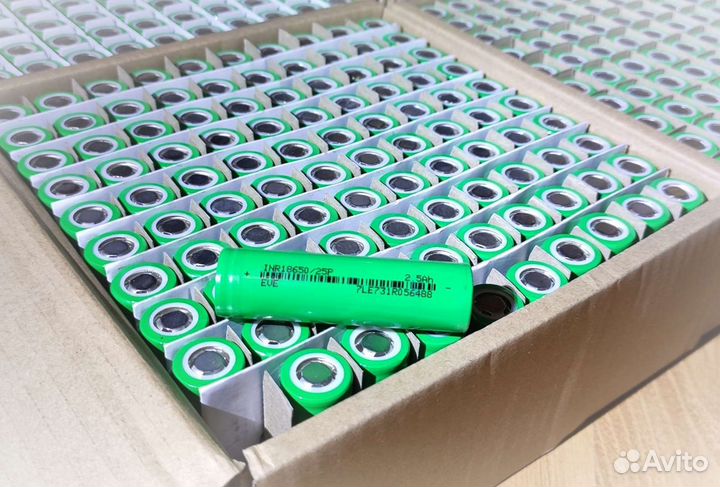 Аккумуляторы INR18650/25P EVE высокотоковые ориг