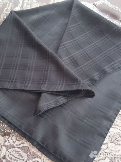 Винтажный платок Италия чёрный