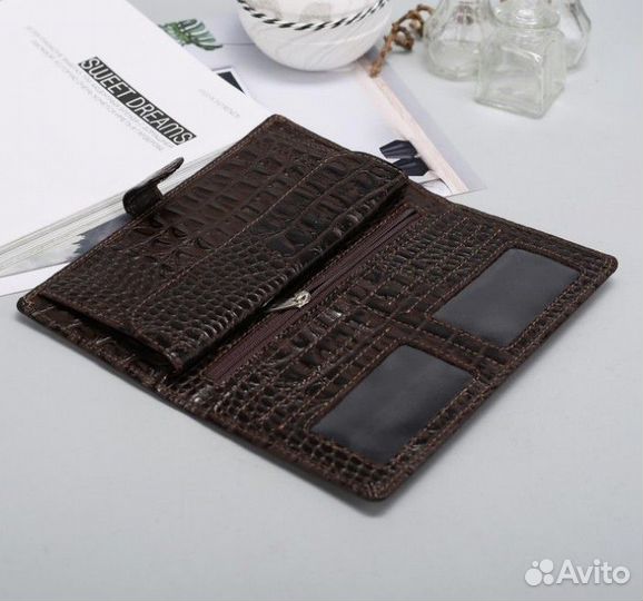 Кошелёк портмоне Кайман 1617920 Кожа Россия новый