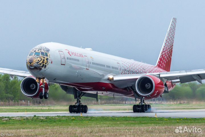 Boeing 777 + доп декали Аэрофлот и Россия