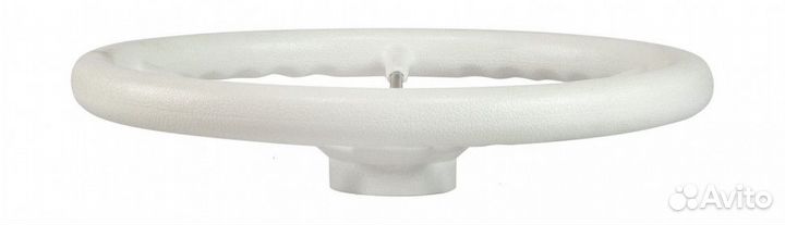 Рулевое колесо riva RSL обод белый, спицы серебрян