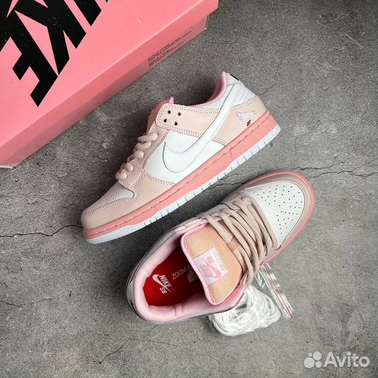 Кроссовки Nike SB Dunk Low Pink Pigeon (36-40)