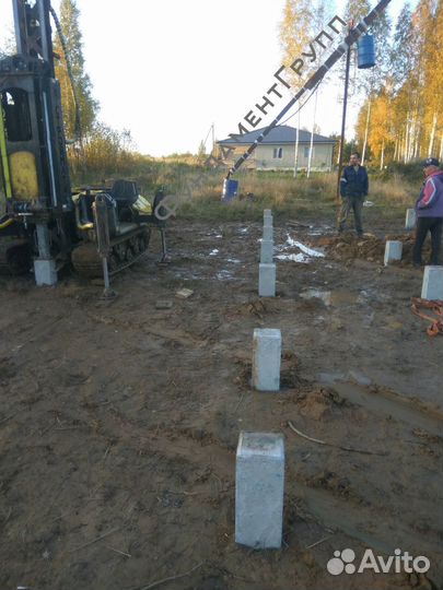 Жб сваи. Фундамент на жб сваях под ключ