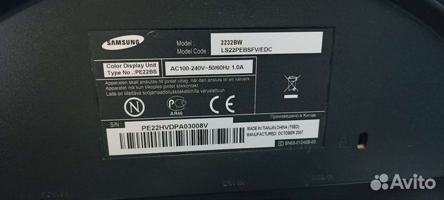 Монитор Samsung на запчасти объявление продам