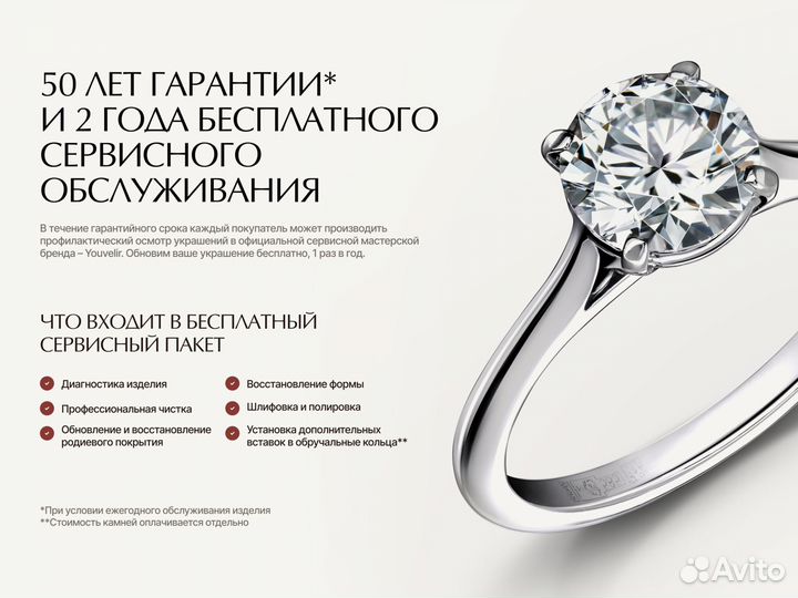 Помолвочное кольцо 0.4 ct / Ювелир