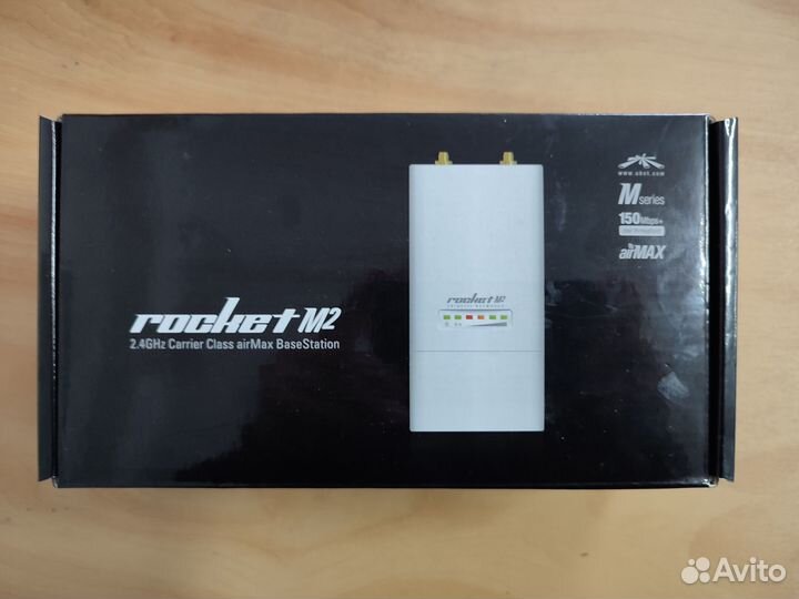 Точки доступа Wi-Fi Ubiquiti Rocket M2 + Антена