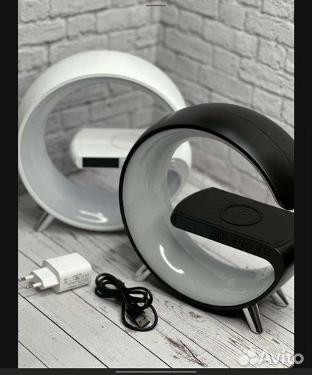 Беспроводная зарядка/bluetooth колонка /часы/Лампа