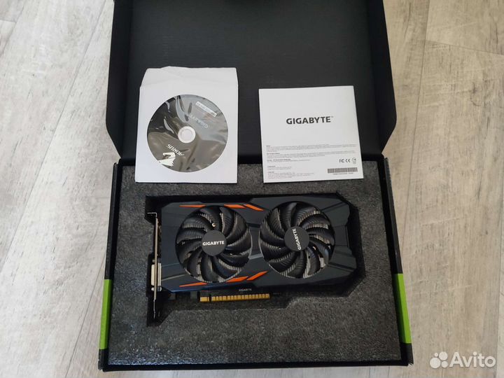 Видеокарта gigabyte GeForce gtx 1050 ti 4gb