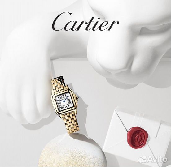 Женские часы Panthere de Cartier gold BV