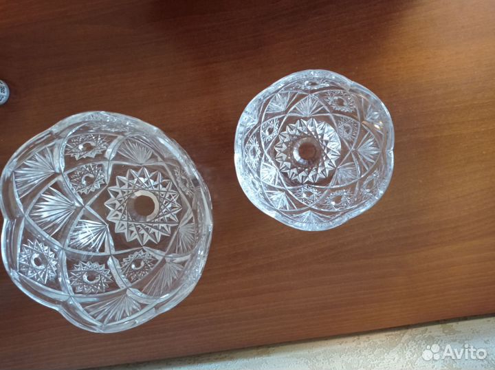 Хрустальные вазы (салатник)