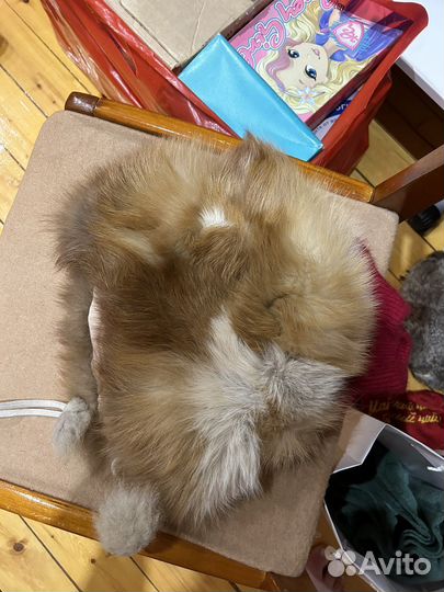 Шапка зимняя детская натуральный мех