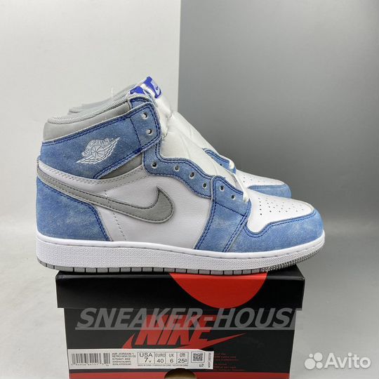 Кроссовки Air Jordan 1 High OG Hyper Royal/Light S