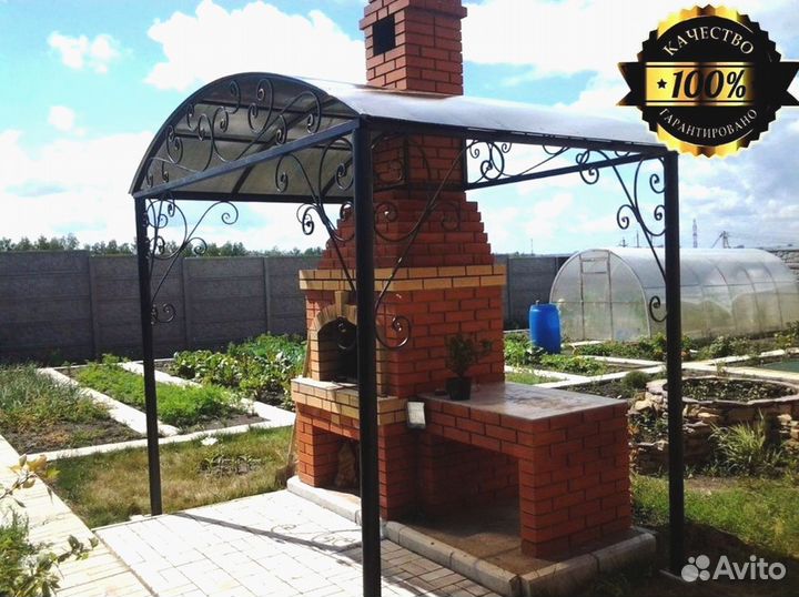Гриль мангал барбекю коптильня, кладка печи в срок