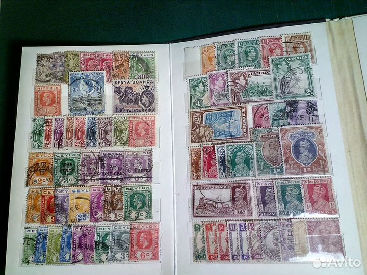 Марки почтовые британских колоний