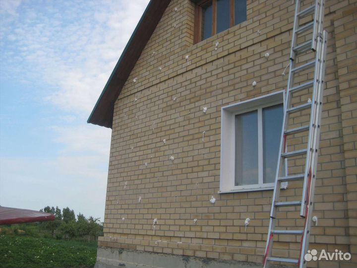 Утепление стен пеноизолом
