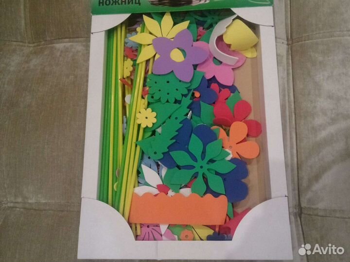 Набор для детского творчества.Цветы из фоамирана