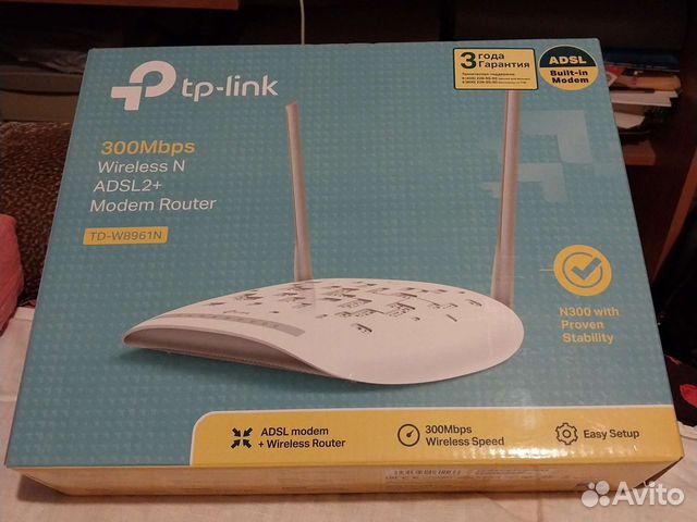 Wifi adsl роутер tp link td-w896n