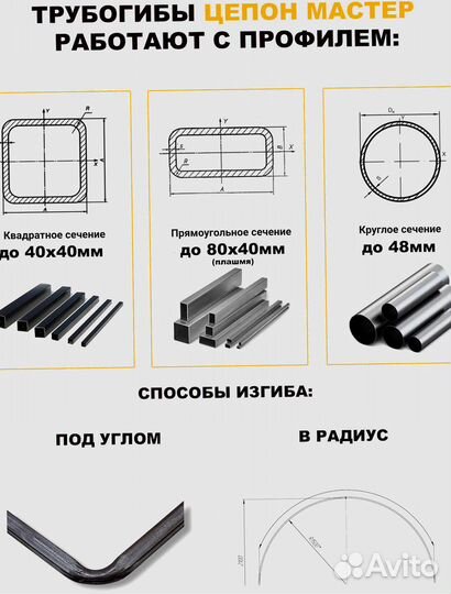 Трубогиб для профиля и круглой трубы