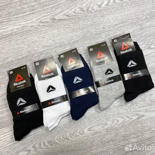 Носки брендовые средние Nike Reebok Fila Adidas