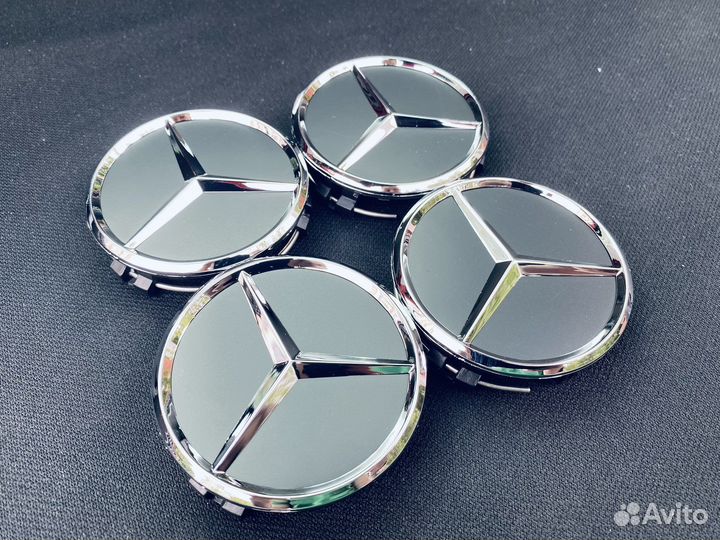 Колпачки заглушки на литые диски Mercedes