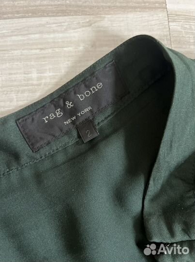 Юбка rag&bone и рубашка h&m silk blend