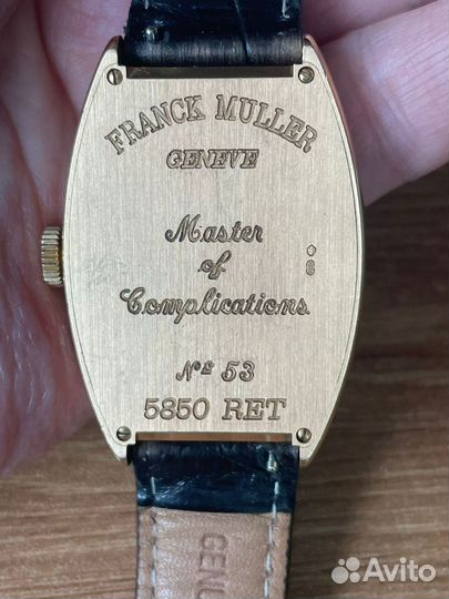 Часы золотые franck muller master of complications