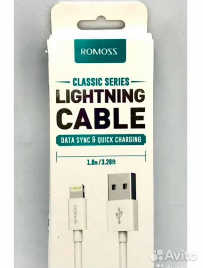 Зарядный кабель для айфона Apple Romoss