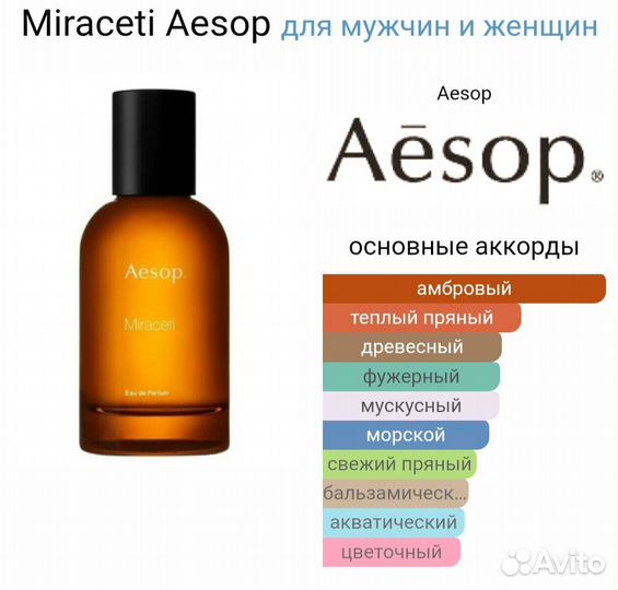 Miraceti Aesop 50 мл