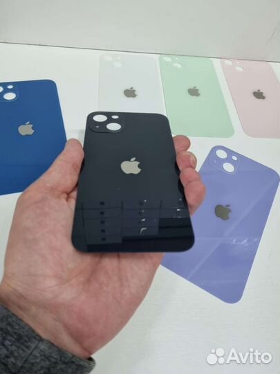 Задняя крышка для iPhone xr в корпусе 14/13 чёрная