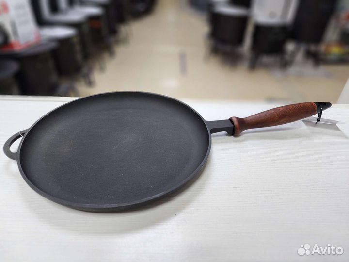 Сковорода блинная чугун 260*25мм
