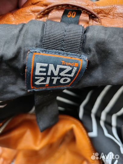 Кожаная куртка enzi zito