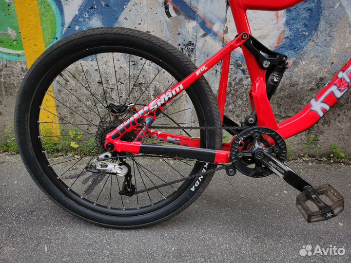 Велосипед горный двухподвес