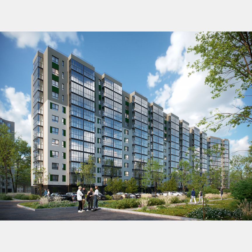1-к. квартира, 27 м², 10/12 эт.