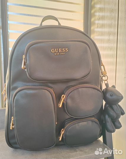 Рюкзак Guess Utility G с медвежонком Оригинал