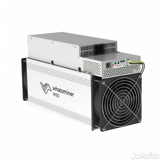 Асик whatsminer M60 174тх 19.9w GTD