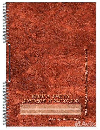 Журнал учета доходов и расходов, А4, 96 листов