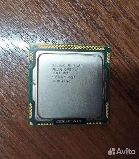 Процессор Intel Core i5 650