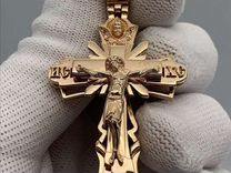 Крест золото 585 вес 19гр новый