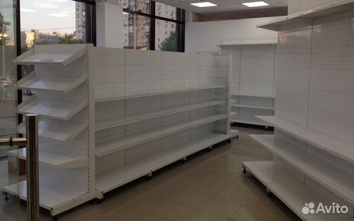 Торговое оборудование стеллажи с полками