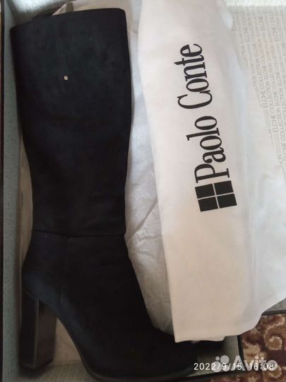 Сапоги зимние замшевые 40 размер