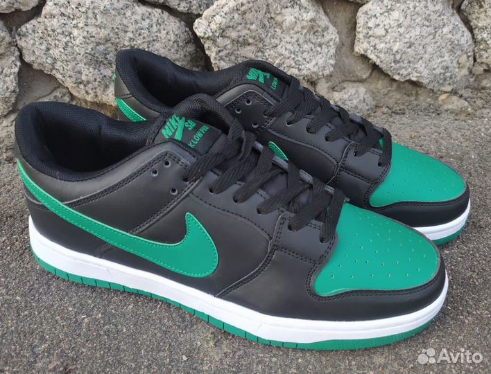 Удобные и стильные Кроссовки Nike SB Low Зеленый