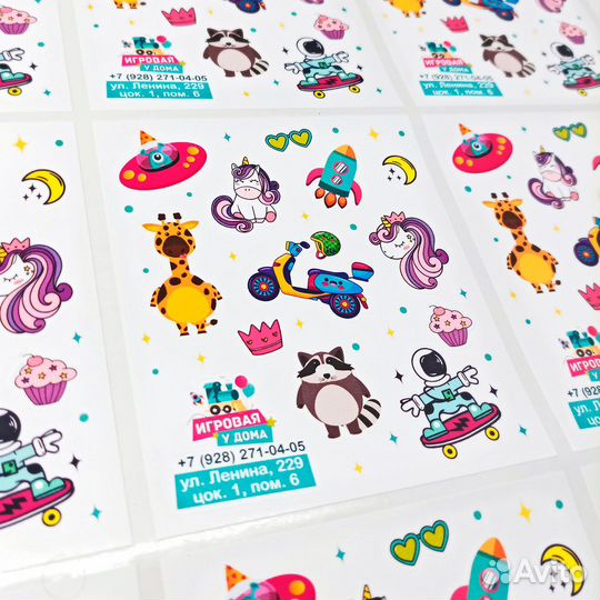 Стикерпаки (Наклейки на листах) оптом на заказ