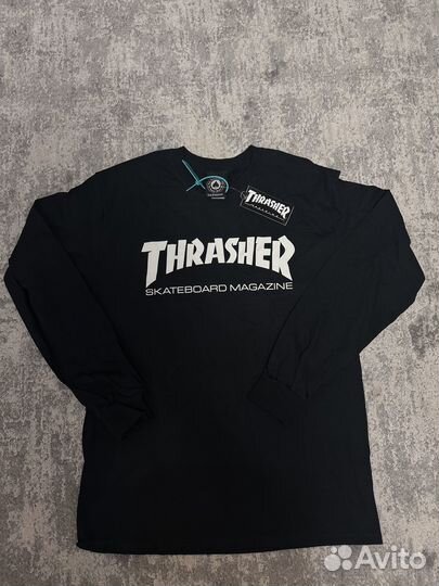 Лонгслив Thrasher Classic Print Black