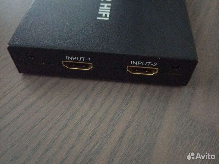 Переключатель hdmi 4*2 3,5mm spdif