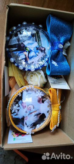 Елочный шар с фото