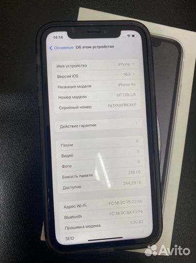 iPhone xr 256gb